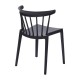 Windson Polypropyleen Stoelen Antraciet – Set van 4 (Attends)