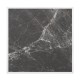 Bolero vierkant tafelblad gehard glas 700mm - donker granieteffect met witte rand, buiten & binnen