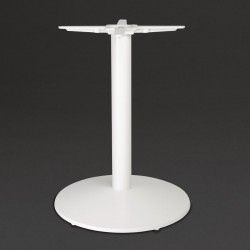 Bolero gietijzeren ronde tafelvoet wit 54x72cm