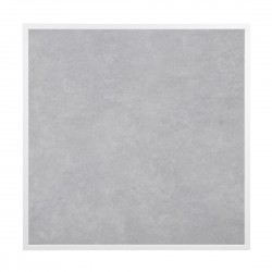Bolero Tafelblad Gehard Glas Lichtgrijs Steeneffect met Witte Rand 700 mm – Binnen & Buiten