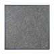 Bolero Tafelblad Gehard Glas Zwart Geborsteld - Vierkant 700mm met Grijze Rand