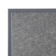 Bolero Tafelblad Gehard Glas Zwart Geborsteld - Vierkant 700mm met Grijze Rand