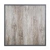 Bolero Tafelblad Gehard Glas met Houtnerfeffect - Grijze Rand 700mm