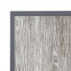 Bolero Tafelblad Gehard Glas met Houtnerfeffect - Grijze Rand 700mm