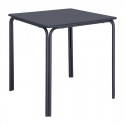 Bolero Adeline stalen vierkante tafel 700mm leisteen blauw