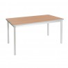 Gopak Enviro rechthoekige eettafel berkeneffect 140cm – indoor gebruik