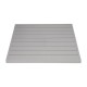 Bolero Aluminium Tafelblad Vierkant Lichtgrijs 700mm