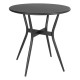 Bolero Santiago Buiten Tafel Zwart 690mm - Gepoedercoat Staal