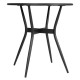 Bolero Santiago Buiten Tafel Zwart 690mm - Gepoedercoat Staal