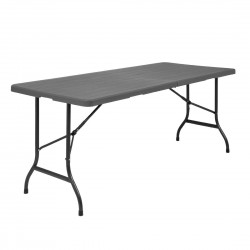 Bolero Wilgstructuur Rechthoekige Vouwtafel 6Ft – Bruin