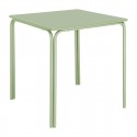 Bolero Adeline stalen vierkante tafel 700mm lichtgroen