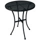Bolero ronde stalen bistrotafel zwart 60cm (15 stuks)