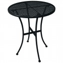 Bolero ronde stalen bistrotafel zwart 60cm (15 stuks)