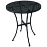 Bolero ronde stalen bistrotafel zwart 60cm (15 stuks)