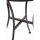 Bolero ronde stalen bistrotafel zwart 60cm (15 stuks)