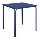 Bolero Adeline stalen vierkante tafel 700mm donkerblauw