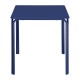 Bolero Adeline stalen vierkante tafel 700mm donkerblauw