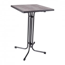 Limburg Vintage Inklapbare Statafel Vierkant 70 x 70 x 110 cm - Attends