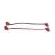 Buffalo draadconnector zwart/rood - reserveonderdeel GF439