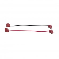 Buffalo draadconnector zwart/rood - reserveonderdeel GF439