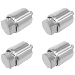 Buffalo Voeten (Set van 4) - RVS 201 - Zilver