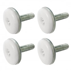 Buffalo stelvoeten M8 x 25mm - Kunststof reserveonderdeel (set van 4 stuks)