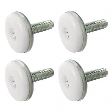 Buffalo stelvoeten M8 x 25mm - Kunststof reserveonderdeel (set van 4 stuks)