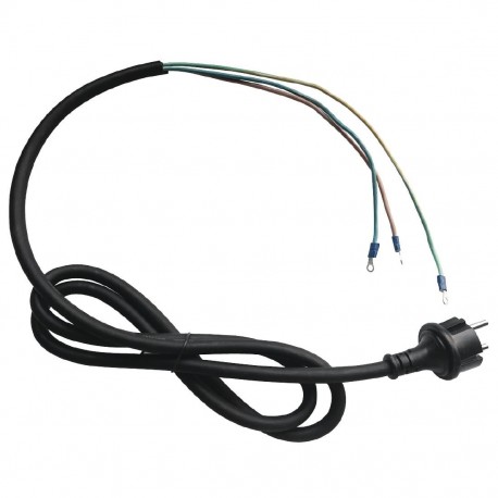 Buffalo Power Cord Assembly – Reserveonderdeel Rubber Zwart