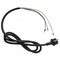 Buffalo Power Cord Assembly – Reserveonderdeel Rubber Zwart
