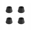 Buffalo zwarte rubberen voetjes - set van 4 stuks