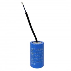 Buffalo condensator aluminium blauw - origineel Buffalo reserveonderdeel voor CH133, CH423 & DM070