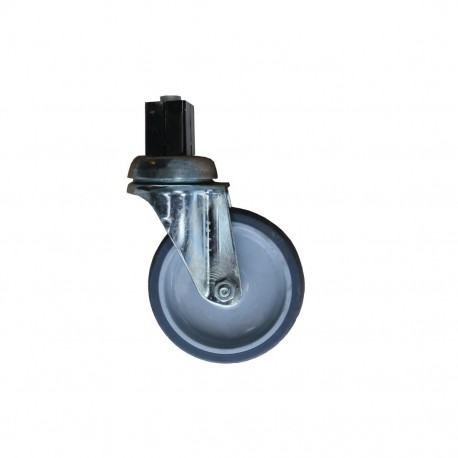 Gastro M set van 4 wielen PVC – RVS 430 bevestiging