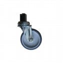 Gastro M set van 4 wielen PVC – RVS 430 bevestiging