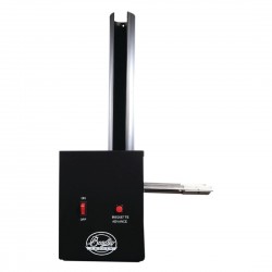 Bradley Smoke Generator met Adaptor - Rookgenerator van Staal in Zwart