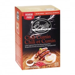 Bradley Chili Cumin Bisquetten - 48 stuks Houtspaanders voor Food Smokers
