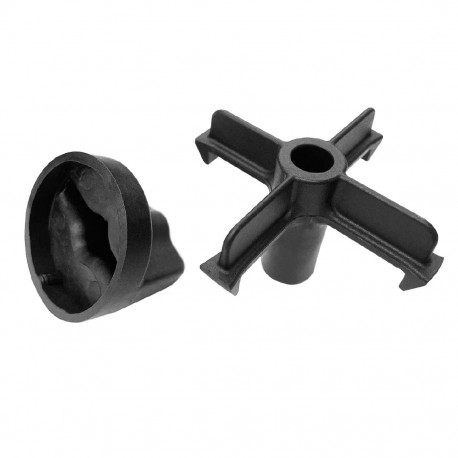 Nisbets Essentials Mesverwijderingsset voor DK849 – ABS, Zwart