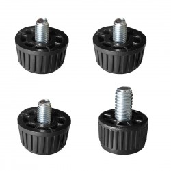 Polar complete stelvoeten (4 stuks) – kunststof reserveonderdeel voor CC066 en CC067