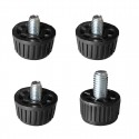 Polar complete stelvoeten (4 stuks) – kunststof reserveonderdeel voor CC066 en CC067