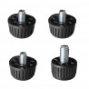Polar complete stelvoeten (4 stuks) – kunststof reserveonderdeel voor CC066 en CC067