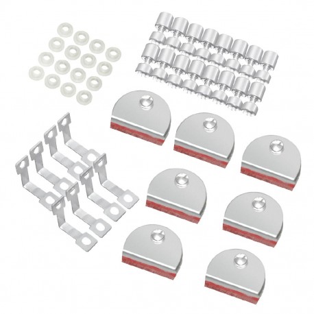 Polar glasbevestigingsset - reserveonderdeel voor Polar G608, G609, G610, G611, GD875, GD876, GD877, GD878
