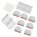 Polar glasbevestigingsset - reserveonderdeel voor Polar G608, G609, G610, G611, GD875, GD876, GD877, GD878