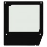 Polar linker glaspaneel – zwart reserveonderdeel voor PG003 en PG004