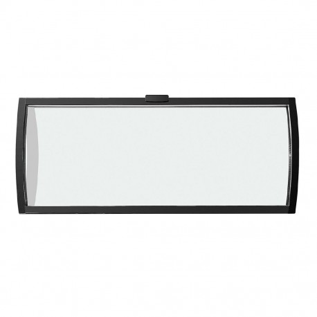 Polar complete deurassemblage – gehard glas – zwart
