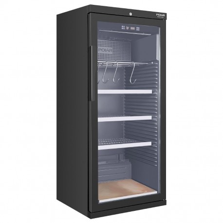 Polar U-Serie Vleesrijpingskast RVS/Zwart - 400 Liter