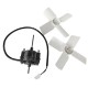 Polar Ventilatormotor Inclusief Ventilatorbladen - Reserveonderdeel voor CX574 en CX576