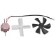 Polar ventilatormotor en bladen - reserveonderdeel voor CC611 en CC666