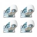 Polar Zwenkwielen (4 stuks) – Metalen Reserveonderdeel