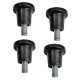 Polar stelvoeten (set van 4) – PVC reserveonderdeel voor DB109 & PG005