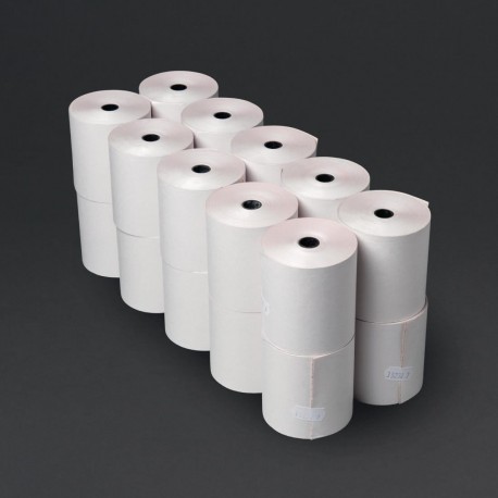 Olympia Printerrol 3-Laags Wit/Roze/Geel 75 x 70mm (20 stuks)