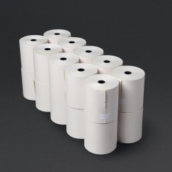 Olympia Printerrol 2-Laags Wit/Geel 76 x 70mm (20 stuks)